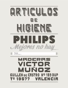 Dibujo digital a partir de rótulo original recuperado por Juan Nava.